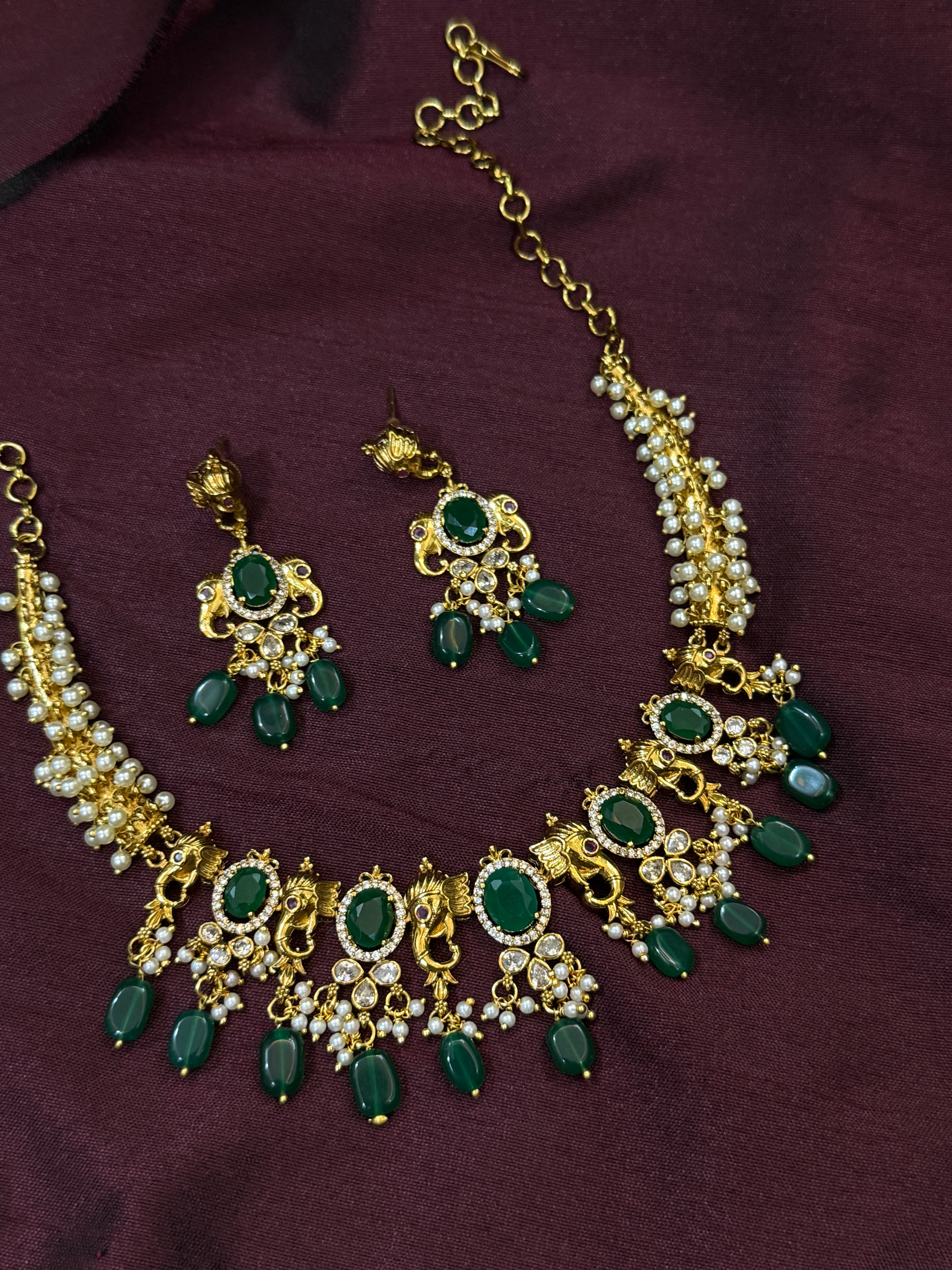 Antique Green Charm